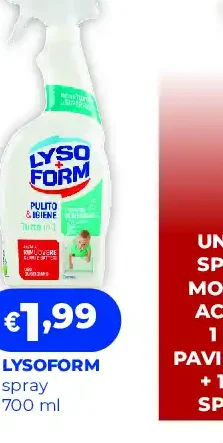 Spray detergente