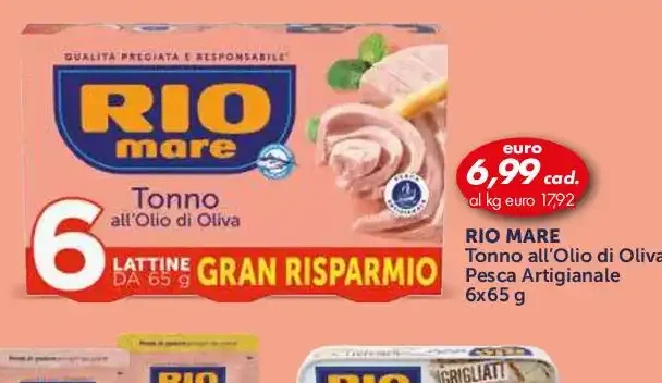 Tonno all'olio di oliva Rio Mare