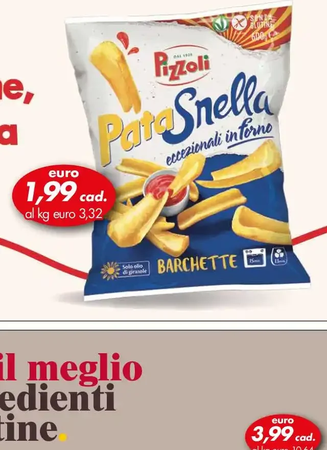 Patata Snella Barchette