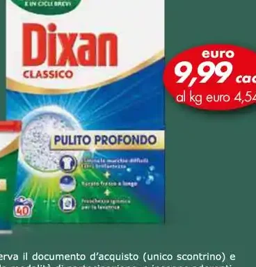 Dixan Classico detersivo in polvere