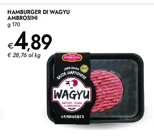 Hamburger di Wagyu Ambrosini