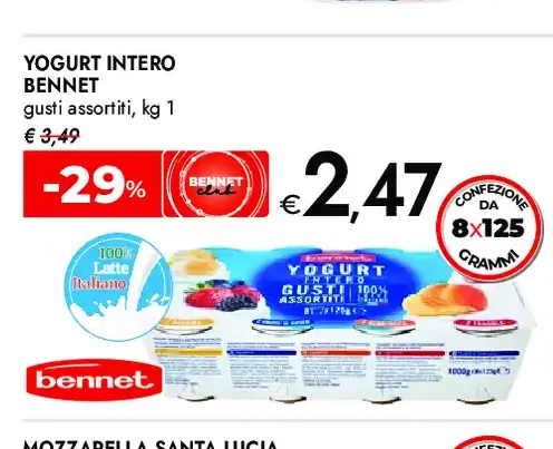 Yogurt intero Bennet