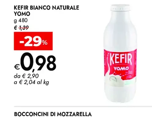Kefir bianco naturale Yomo