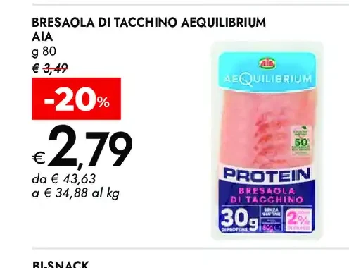 Bresaola di tacchino Aequilibrium AIA