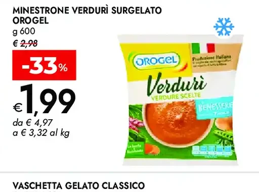 Minestrone verdure surgelato