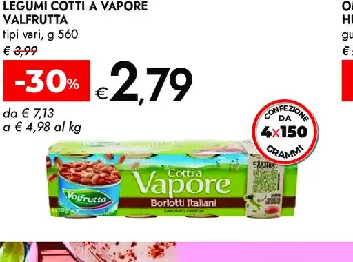 Legumi cotti a vapore