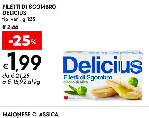 Filetti di Sgombro Delicius