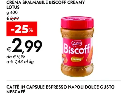 Crema Spalmabile Biscoff Creamy Lotus