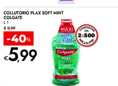 Collutorio Plax Soft Mint Colgate