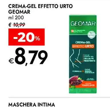 Crema-gel effetto urto Geomar