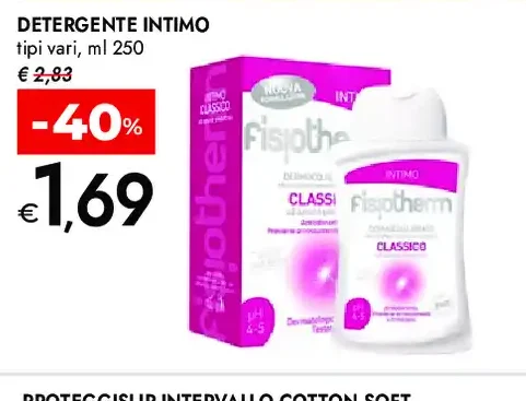 Detergente intimo Fisiothema