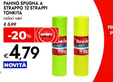 Panno spugna a strappo 25 strappi Tonkita