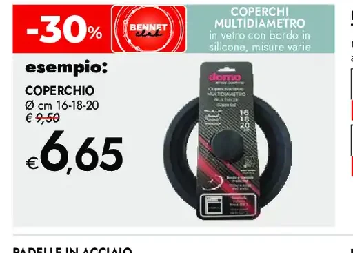 Coperchio multidiametro
