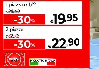 Completo letto stampato in flanella
