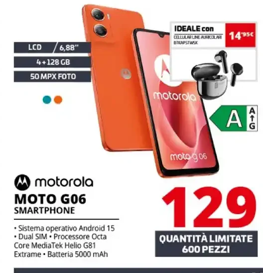 Motorola Moto G06 smartphone
