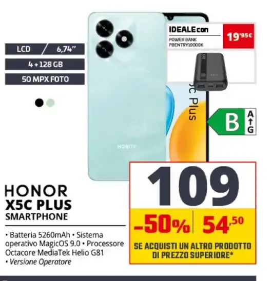Honor X5C Plus smartphone