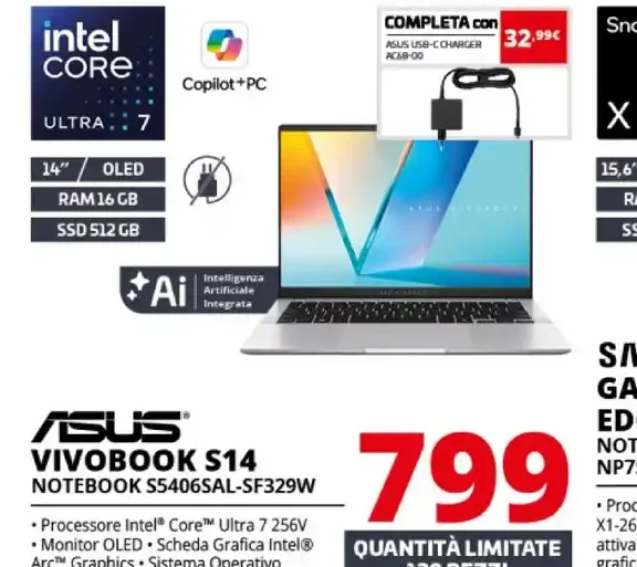 Asus Vivobook S14 notebook