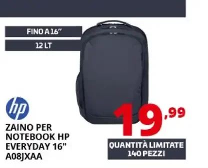 HP notebook backpack 16 inch