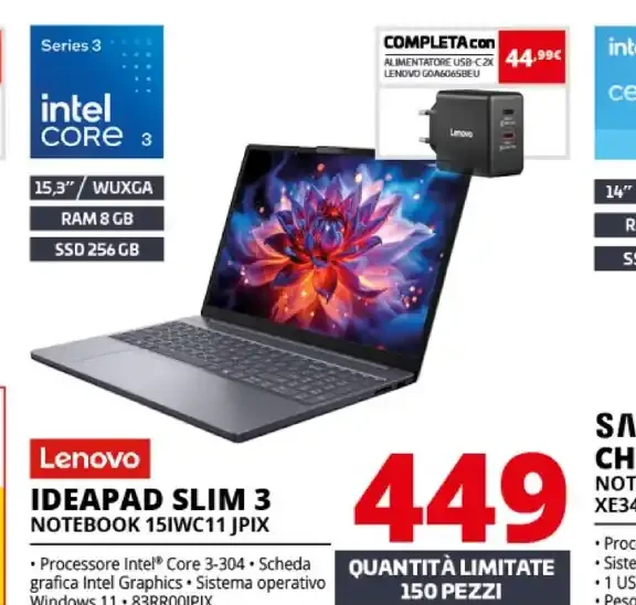 Lenovo IdeaPad Slim 3 notebook