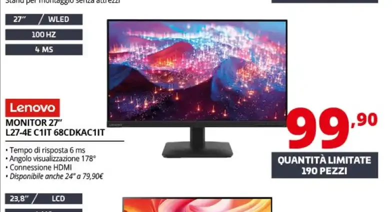 Lenovo monitor 27 inch
