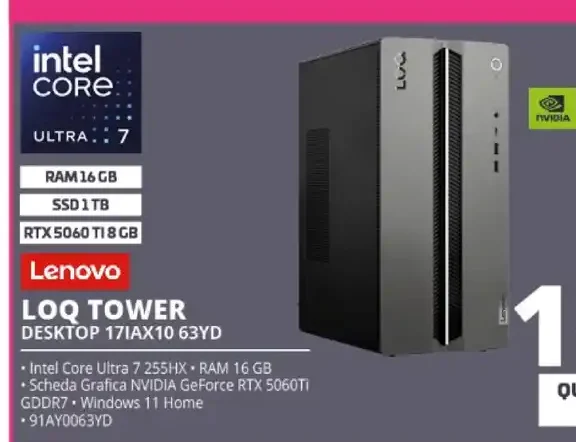 Lenovo LOQ Tower 17IAX10 63YD