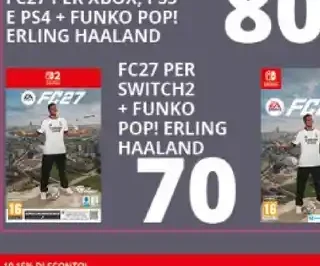 FC27 Switch 2 + Funko Pop Erling Haaland
