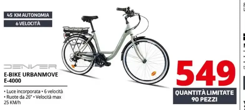 Denver E-Bike Urbanmove E-4000