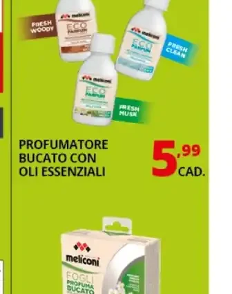 Meliconi profumatore bucato con oli essenziali