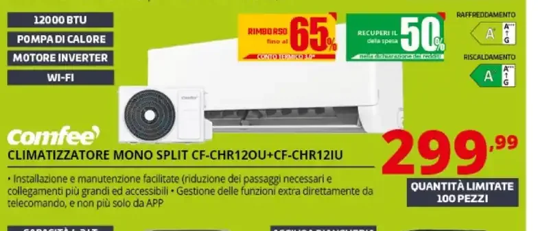 Climatizzatore mono split Comfee