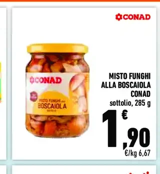 Misto funghi alla boscaiola Conad