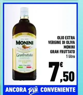Olio extra vergine di oliva Monini Gran Fruttato