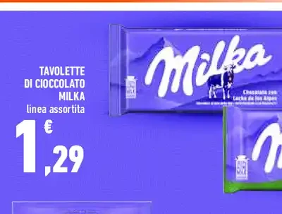 Tavolette di cioccolato Milka