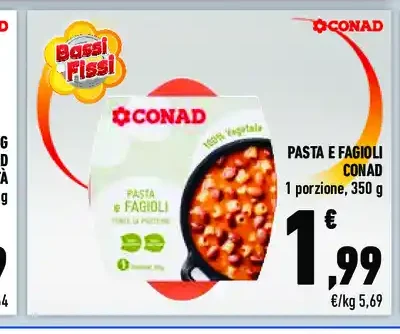Pasta e fagioli Conad