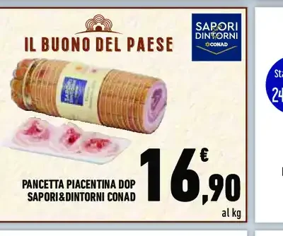 Pancetta Piacentina DOP Sapori&Dintorni Conad