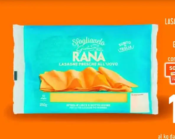 Lasagne fresche all'uovo Sfogliavelo Giovanni Rana