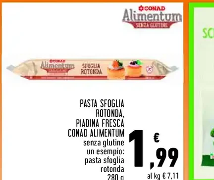 Pasta sfoglia rotonda Conad Alimentum