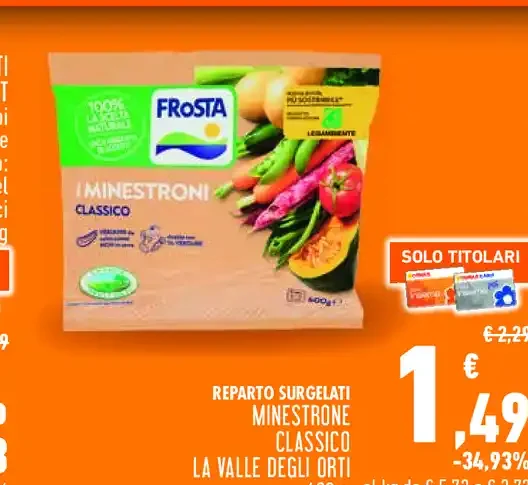 Minestrone classico La Valle degli Orti