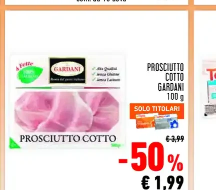 Prosciutto cotto Gardani