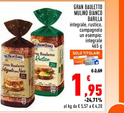 Gran Bauletto Mulino Bianco Barilla