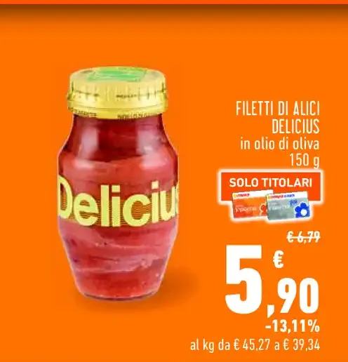 Filetti di alici Delicius