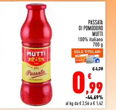 Passata di pomodoro Mutti