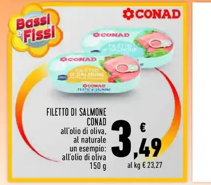 Filetto di salmone Conad