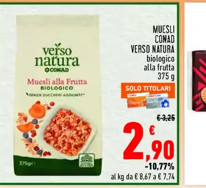 Muesli Verso Natura Conad