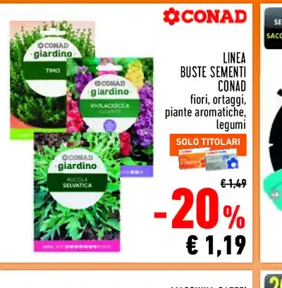 Buste semi Conad