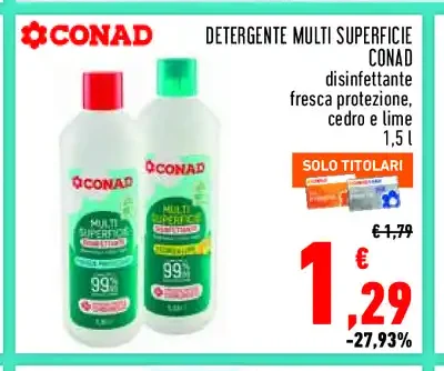 Detergente multisuperficie Conad