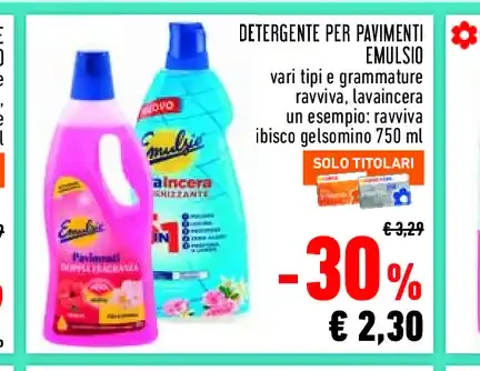 Detergente per pavimenti Emulsio