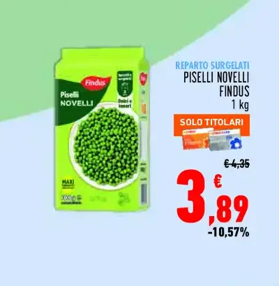 Piselli novelli Findus