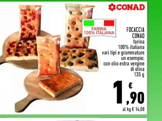 Focaccia Conad