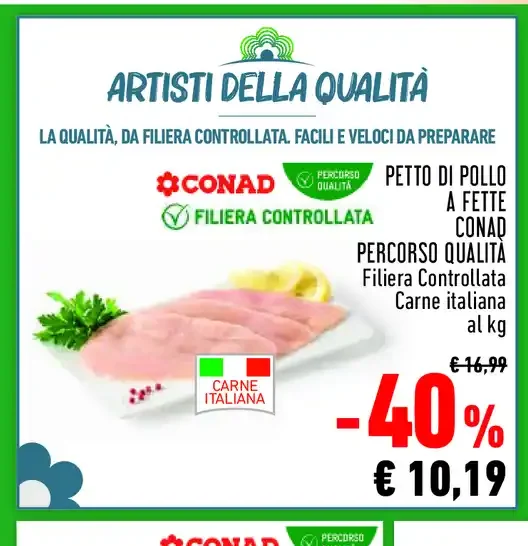 Petto di pollo a fette