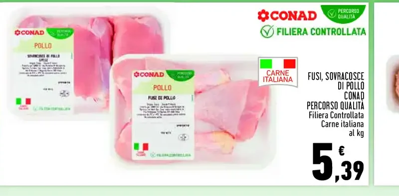 Fusi sovracosce di pollo